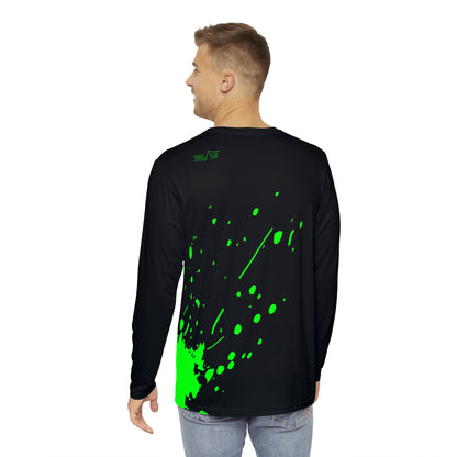 Splatter MTB Jersey (Black/Highlighter)