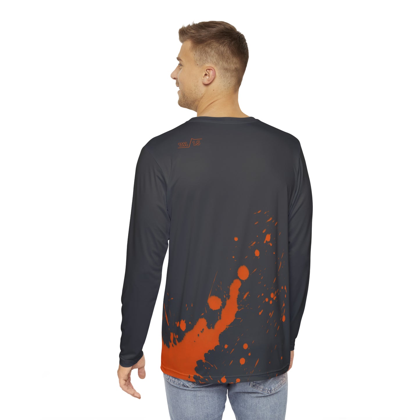 Splatter MTB Jersey (Charcoal/Orange)