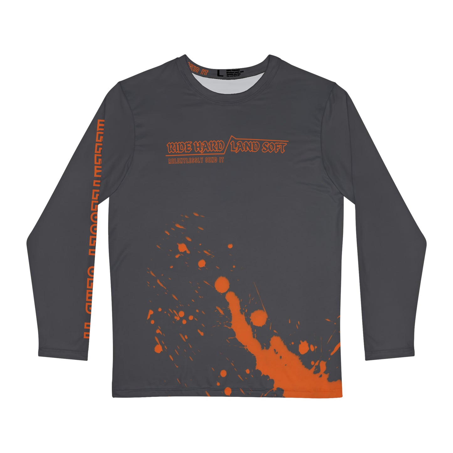 Splatter MTB Jersey (Charcoal/Orange)