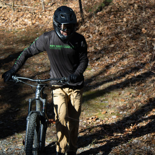 Relentless Long Sleeve MTB Jersey (Black/Green)